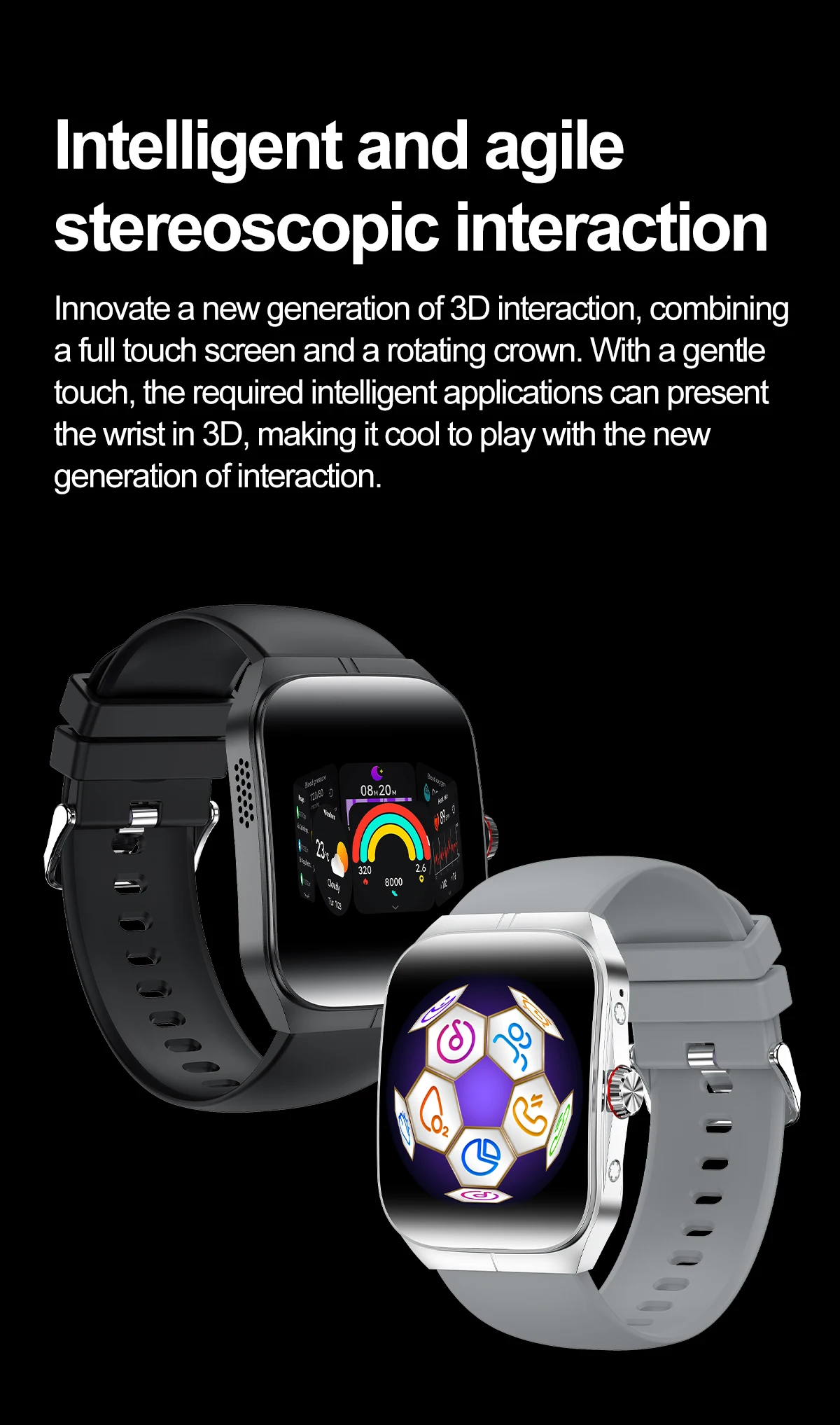 1.95inch Amoled Hk80 Smart Watch Women Health Voice Assistant Bt Call Ip68 Waterproof Rotating Crown Sports Smart Watch For Men - Buy Hk80 Smart Watch Sports Smart Watch For Men women Health Smart Watch