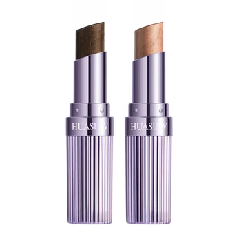 HUASURV band Hot sale Long Lasting Waterproof Shimmer Makeup Lipstick Luxury Glitter Lipstick