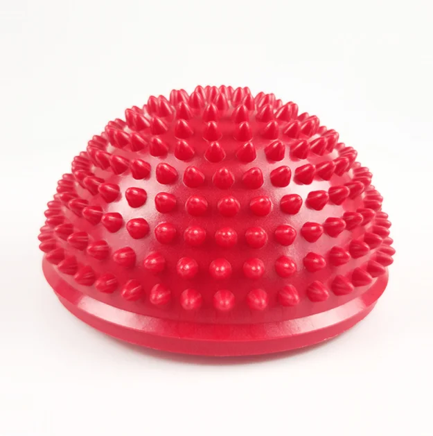 PVC Half Round Foot Massage Pad Balance Ball Fitness Training Yoga Ball