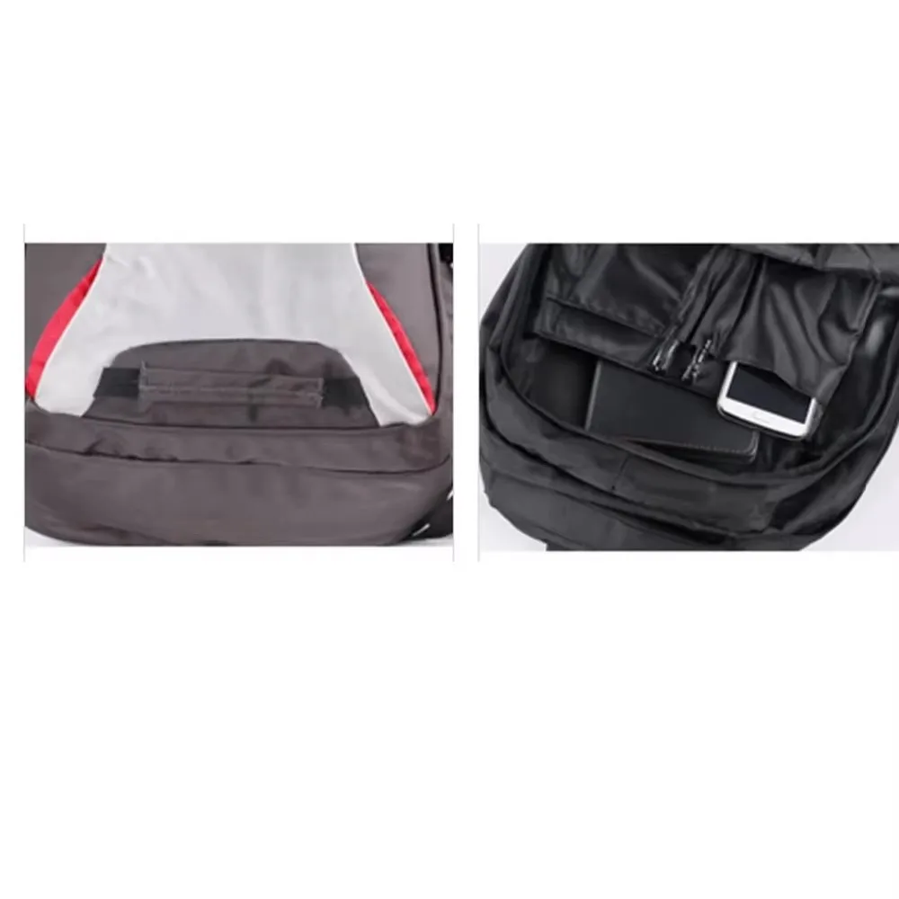 Customized Unisex Sport Backpack Arcuate Shoulder Strap Soft Handle Polyester Zipper Closure Waterproof Outdoor Rucksack Camping