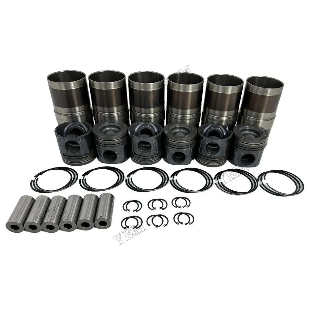 Cylinder Liner Kit Fit for QSL9.3 Engine Parts 2