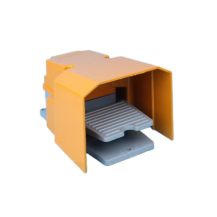 Electric Foot Switch Pedal Aluminum Alloy Shell Waterproof Heavy