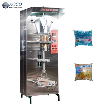 KOYO Auto Mechanical Hot Packaging Machine for Liquid Beverages Food New for Wine Juice Sachet Water Packing