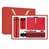 Rouge-(thermos+batterie externe+parapluie+ordinateur portable+stylo+clé USB))