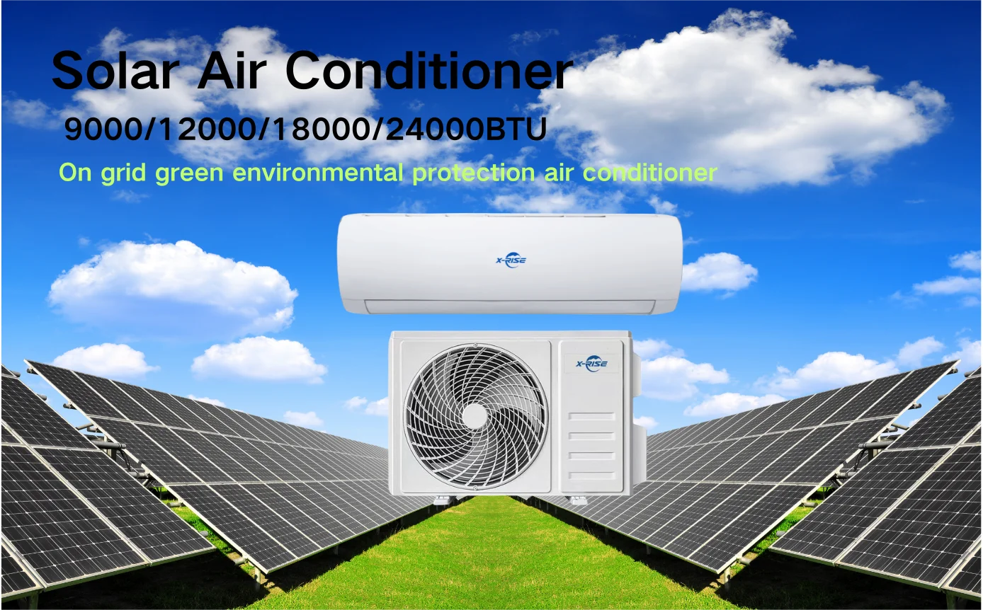 Hybrid Ac/dc Solar Air Conditioning 9000/12000/18000/24000btu Easy