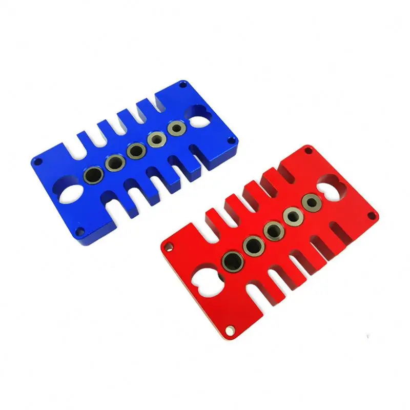 TEBAK  W-133 3 in 1 Woodworking Punch Locator Hole Opener Pocket Hole Jig Tenon Hole Doweling Jig Woodworking Puncher