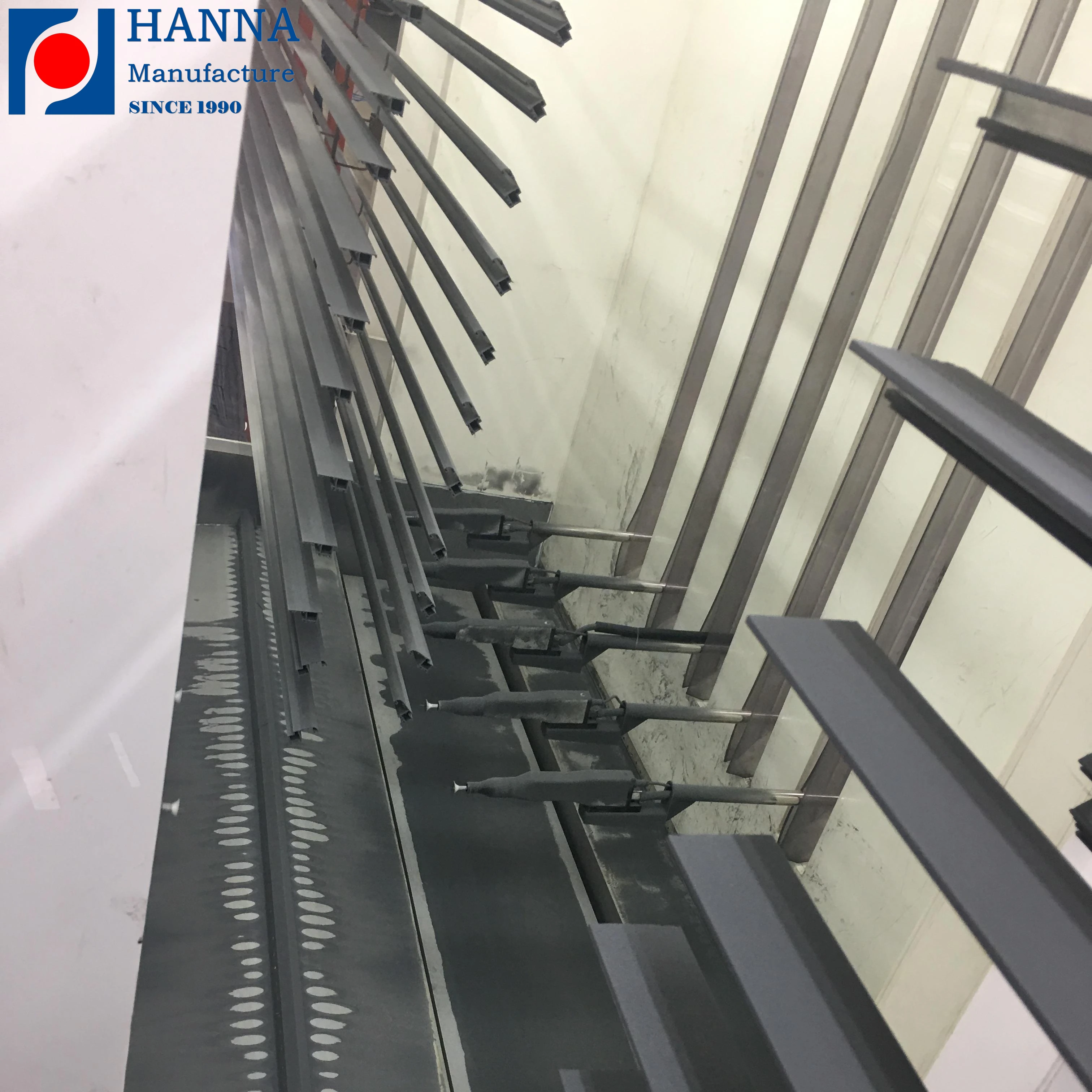 Powder Coating Line Manufactures - Automatic Aluminum Profile Electrostatic Powder Coating System Painting Machine