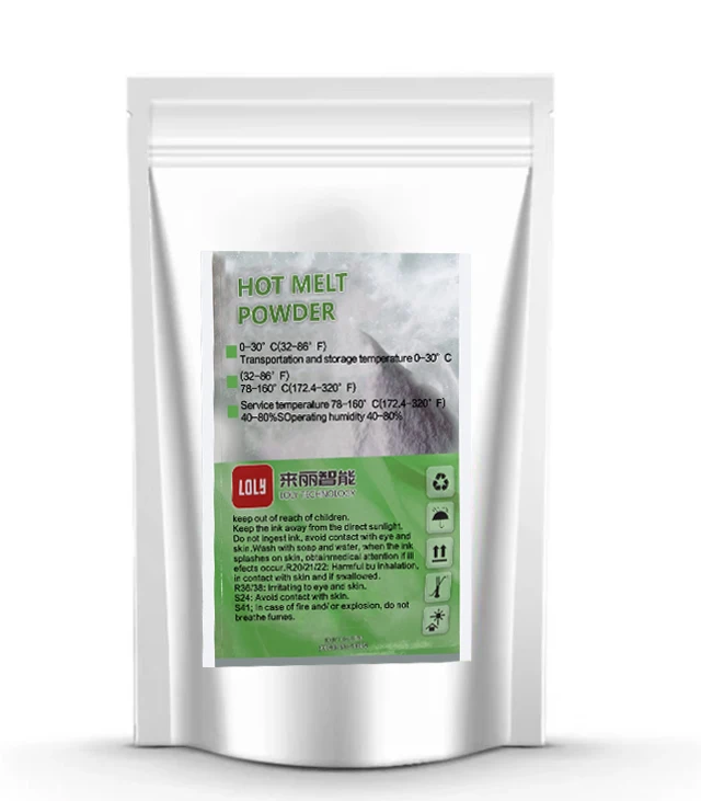 1 kg Package Polyurethane High Elastic  Hot Melt Adhesive DTF Powder for Heat Transfer Printing