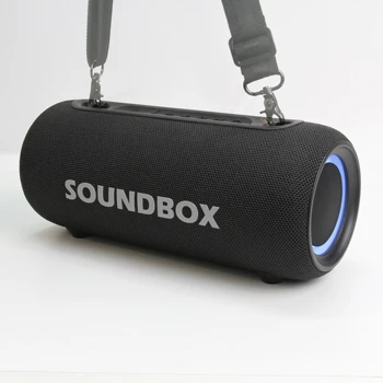 WJOY WLS-044 Latest Portable Bluetooth Speaker Metal Black Kaleidoscope Music Track Independent Treble Unit Upgrade Boomboxes