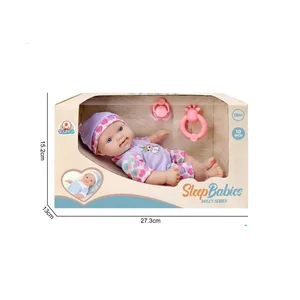 ITTL 10 Inch 26cm Full Body Vinyl Baby Doll with Rattle and Nipple