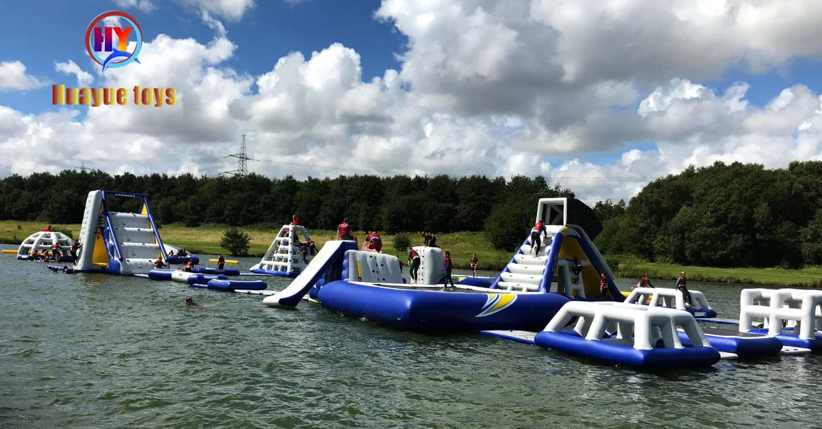 Big Inflatable Water Park Factory Price Floating Inflatable Aquapark  Waterpark With Many Fun Water Games