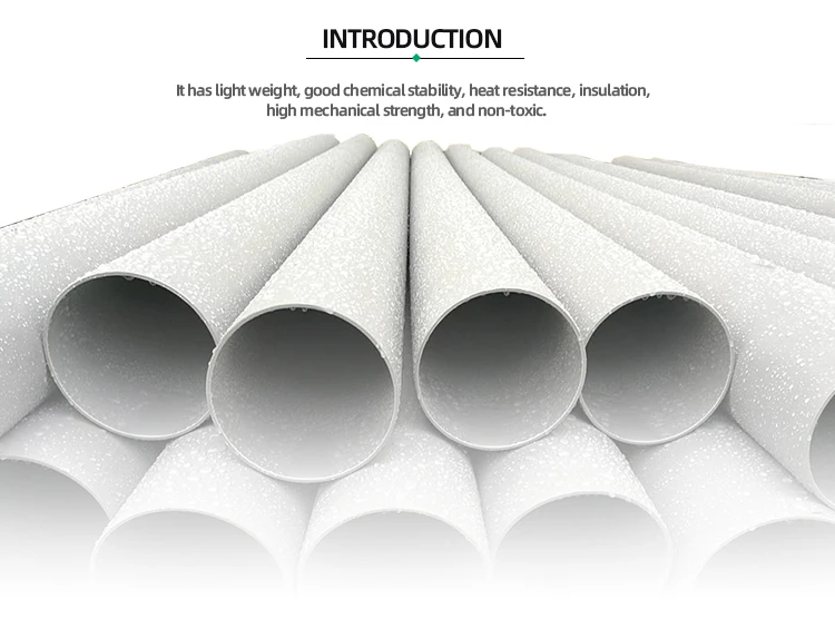 315MM Diameter 6mm thickness High Quality Factory priced Air Duct Polypropylene Pipe custom