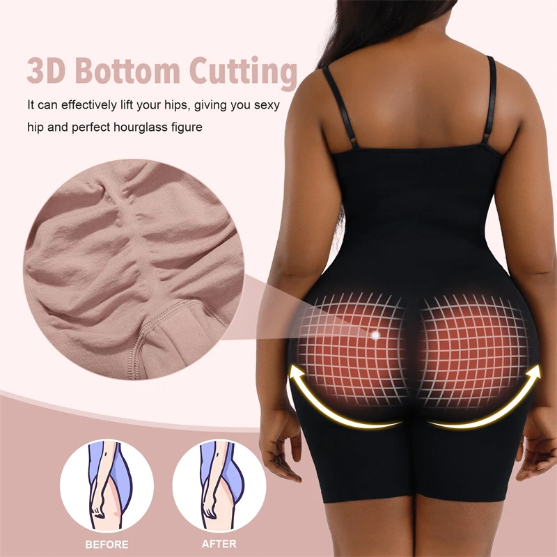 Dropshipping Product Slimming Seamless Tummy Control Body Shaper Plus Size Shapewear for Women