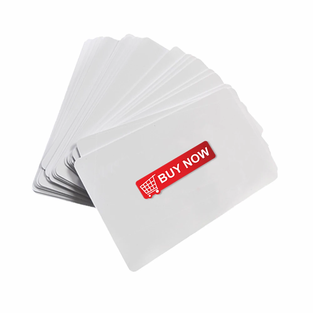  100 pcs Blank sublimation metal name card Thick Laser Metal  Name Card printing blank business card use sublimation ink and paper  (Silver ) : Office Products