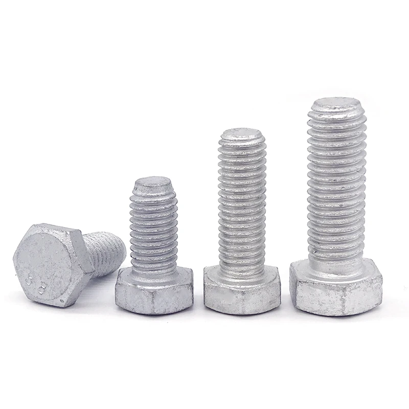 Din933 Din931 Galvanized Hex Bolt M12*70 M14*80 M16*50 Buy Grade 8.8