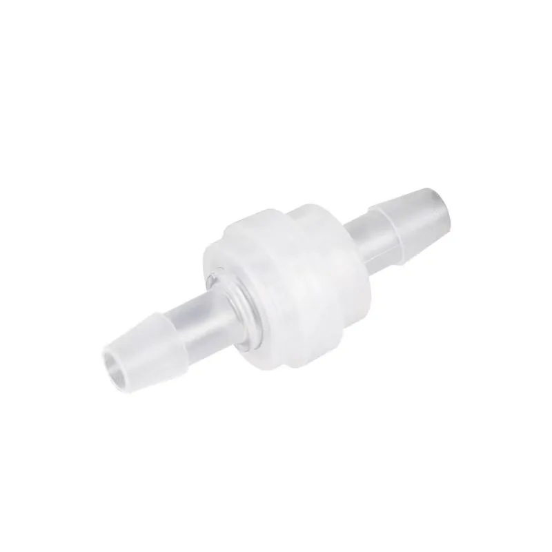 Water Check Valve Plastic One Way Valve PP Material With Sizes Of 3/4/6/8/10/12mm Non Flow Back