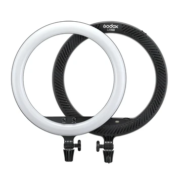 Godox LR150 18 Inch Photography Studio LED Ring Light Fill-in Light 3000K-6000K Bi-Color Temperature with Phone Holder
