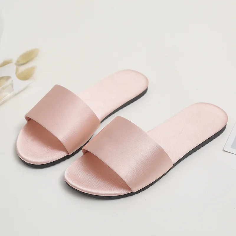 Factory Direct Wholesale Satin slippers Wedding slippers for Bride
