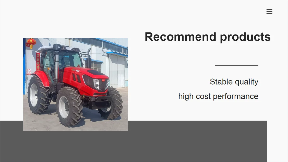 160 Hp 4wd Agricultural Machinery Tractor 120hp 130hp 140hp 150hp 180hp