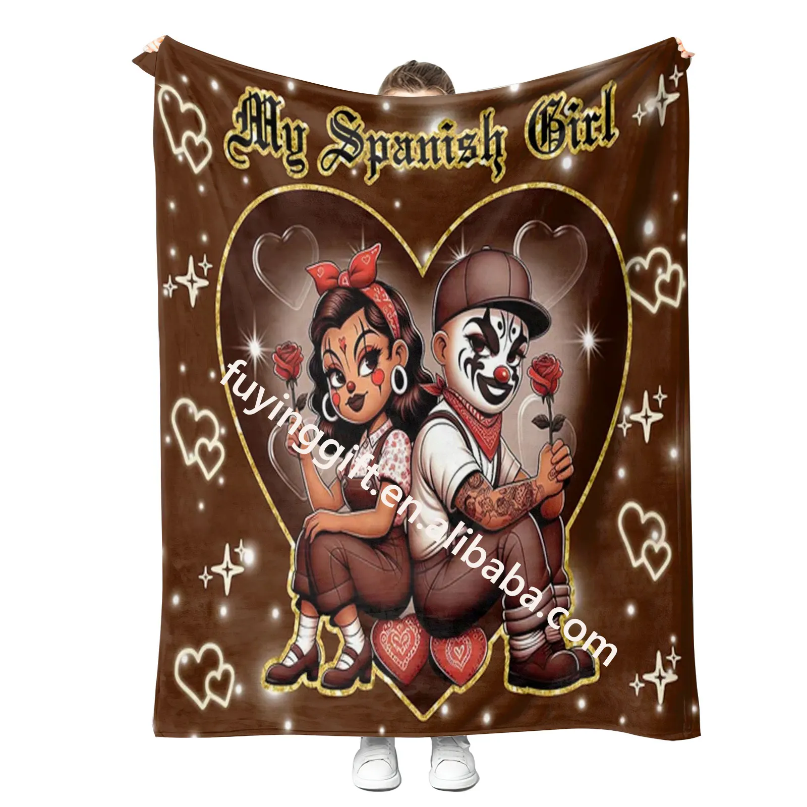Cute Horror Smell Now Cry Later Spanish Girl Blanket Custom Cholo