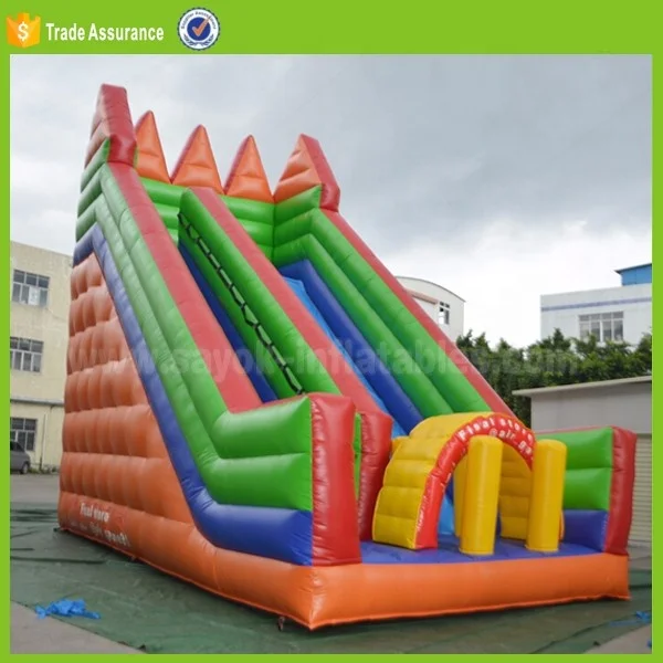 Inflatable Fun City Slide Inflatable Jumper Slide Combo Big Inflatable Water Oark Equipment Slide Park