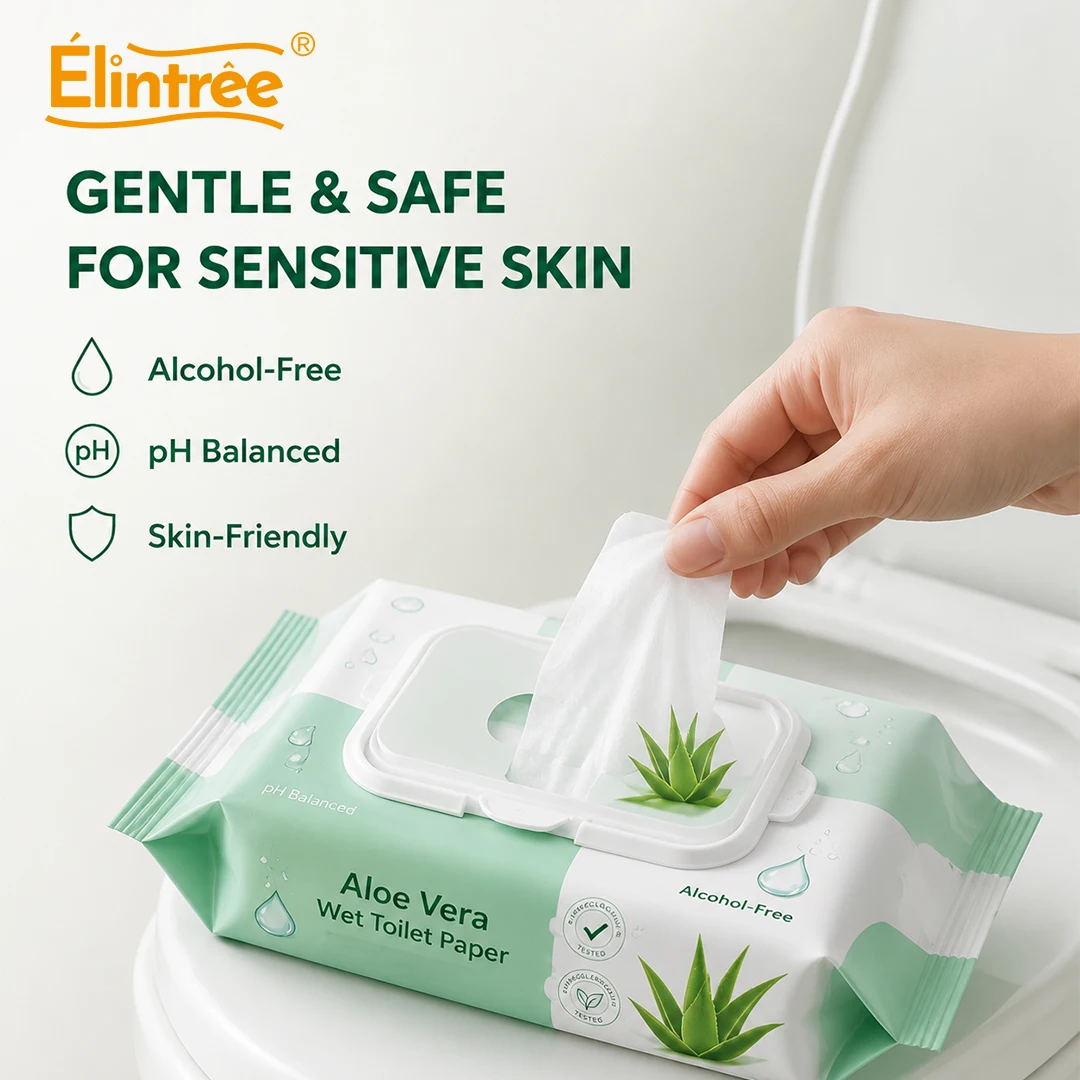 gentle flushable wipes