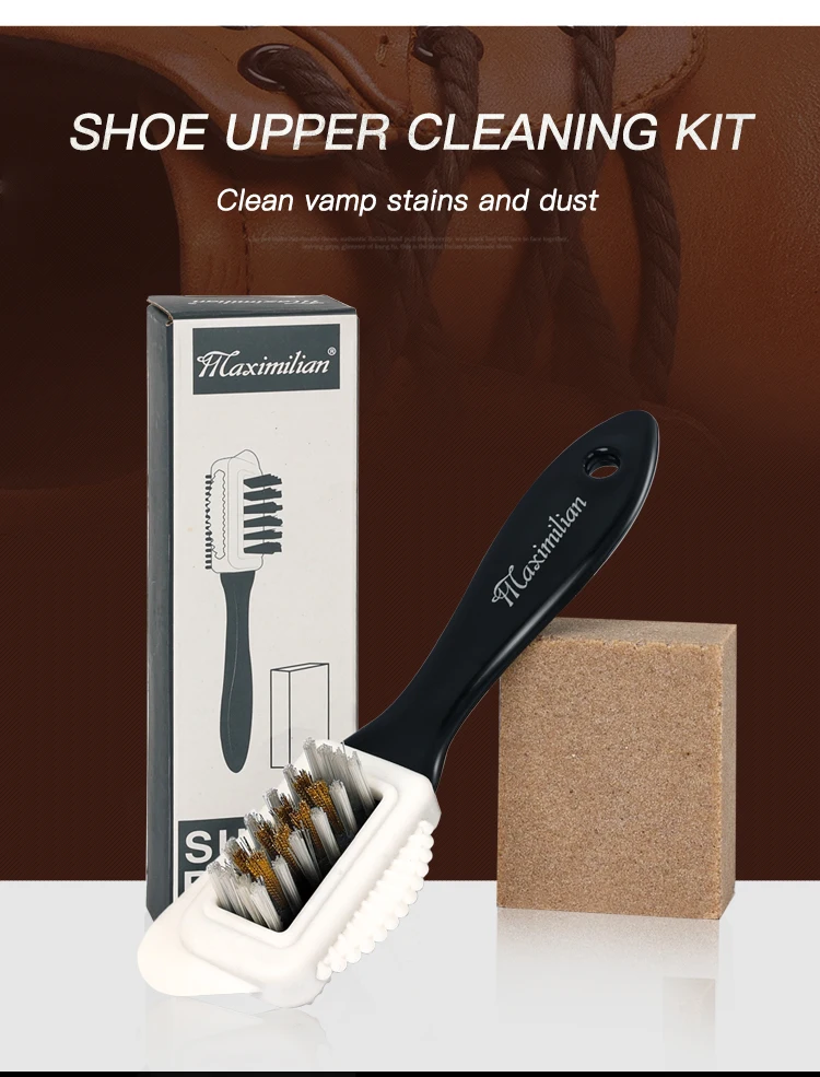 Factory Wholesale 2 In 1 Multifunction Nubuck Brush Suede Shoe Cleaning