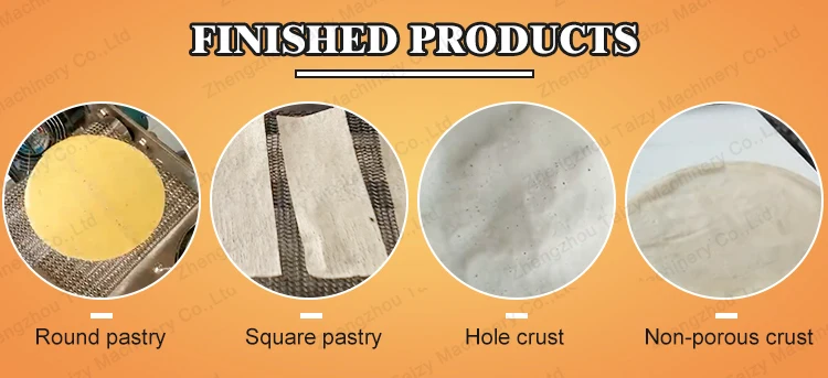 Lumpia Making Machine Spring Roll Wrapper Machine Automatic Skin Dumpling Tortilla Forming Machine