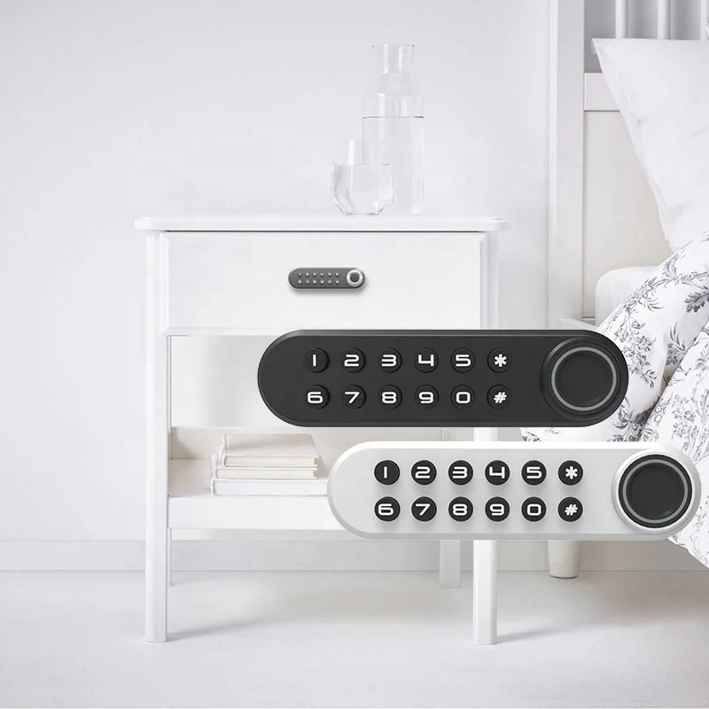 Small Size Keypad Combination Smart Digit Lock Biometric Locker Lock for Office Drawer