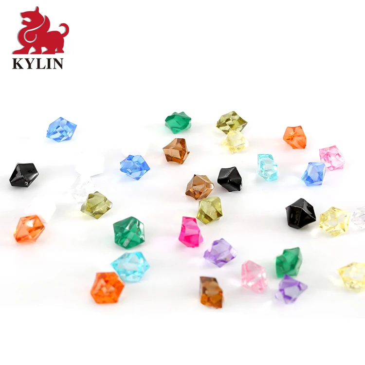 Remarkable Quality Customized Game Gems Golden Table Decoration Plastic Board Game Accessories Toy Gem