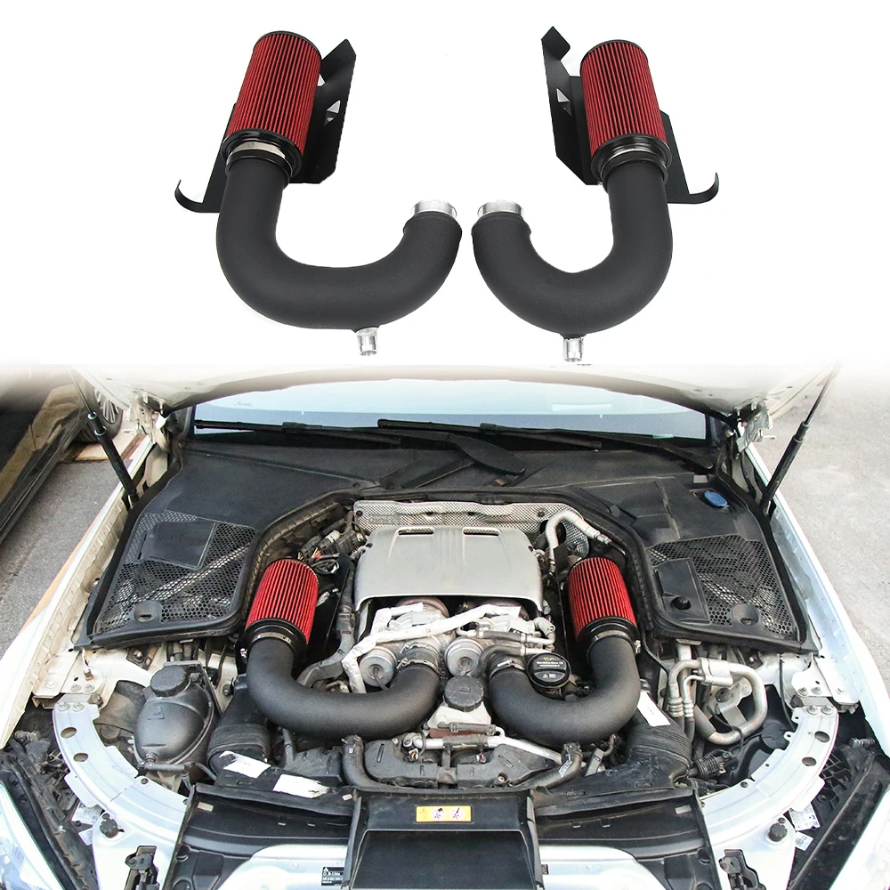 Mercedes-AMG W205 C205 A205 X253 C63 C63S GLC63 GLC63S 2015-2022 M177 4.0T V8 Performance Cold Air