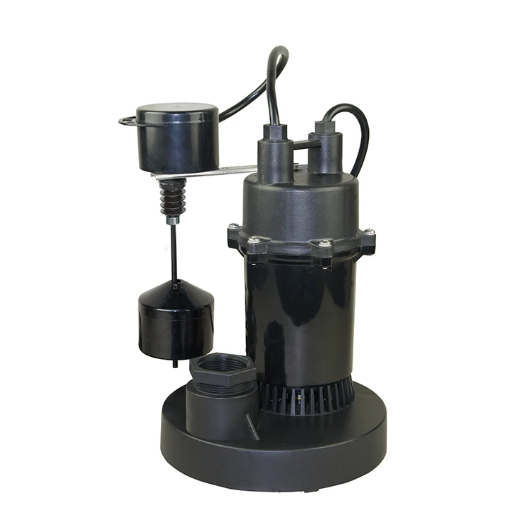 Cast Aluminum 1/3 Hp Low Head High Flow Water Submersible Sewage Pump