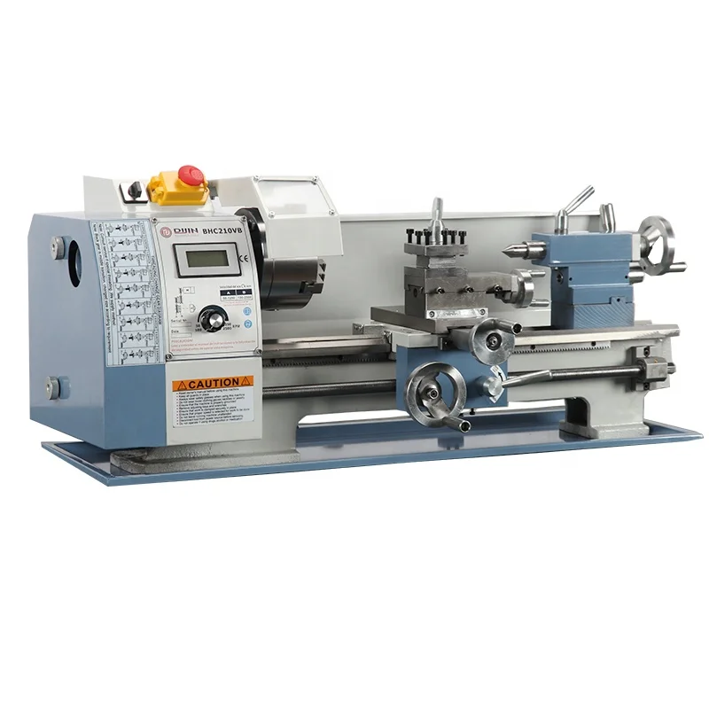 Small Household Lathe WM210V Bench Mini Lathe Machine 8x16 Metal Torno 38mm With CE Approved