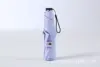 Ultra-light three-fold umbrella-light purple
