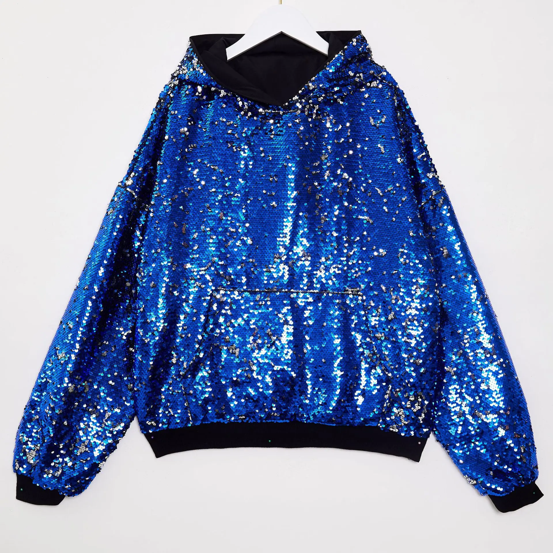 トップス MASU Sequins hoodie 44 MASU(エムエーエスユー)のSEQUINS