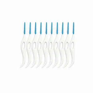 Dual-Use Toothpick Disposable Silicone Picks Soft Silicone Interdental Brush Premium Dental Pick for DEEP Teeth Health Cleaning