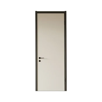 Customizable Modern Interior Doors Wooden Carbon Crystal Solid Wood Interior Doors