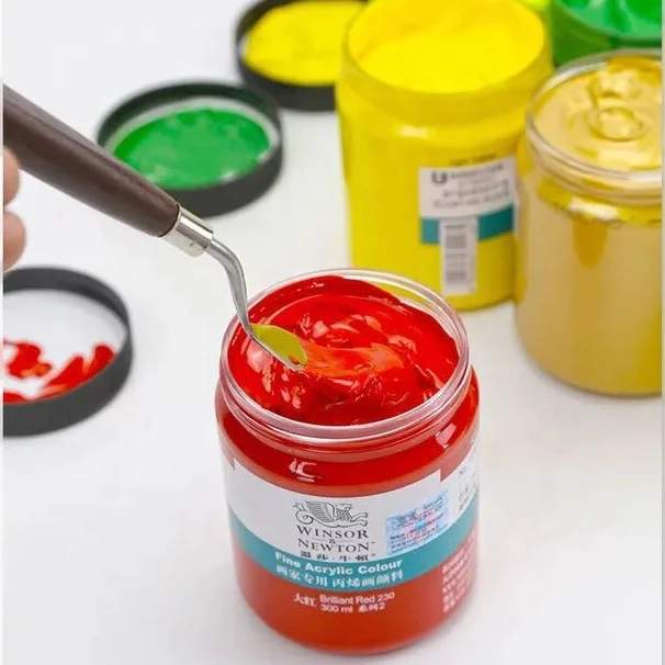 Акриловые Жидкие Краски Winsor and Newton Level S2, 60 цветов, 300 мл