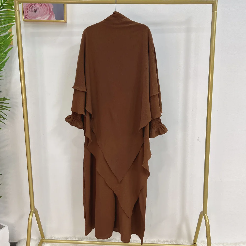 High Quality Thrift Abaya Women Muslim Dress Abaya Women Muslim Dress Linen Women Muslim Dresses Long Sleeves Kaftan Abaya