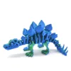 Estegosaurio azul-verde 18cm