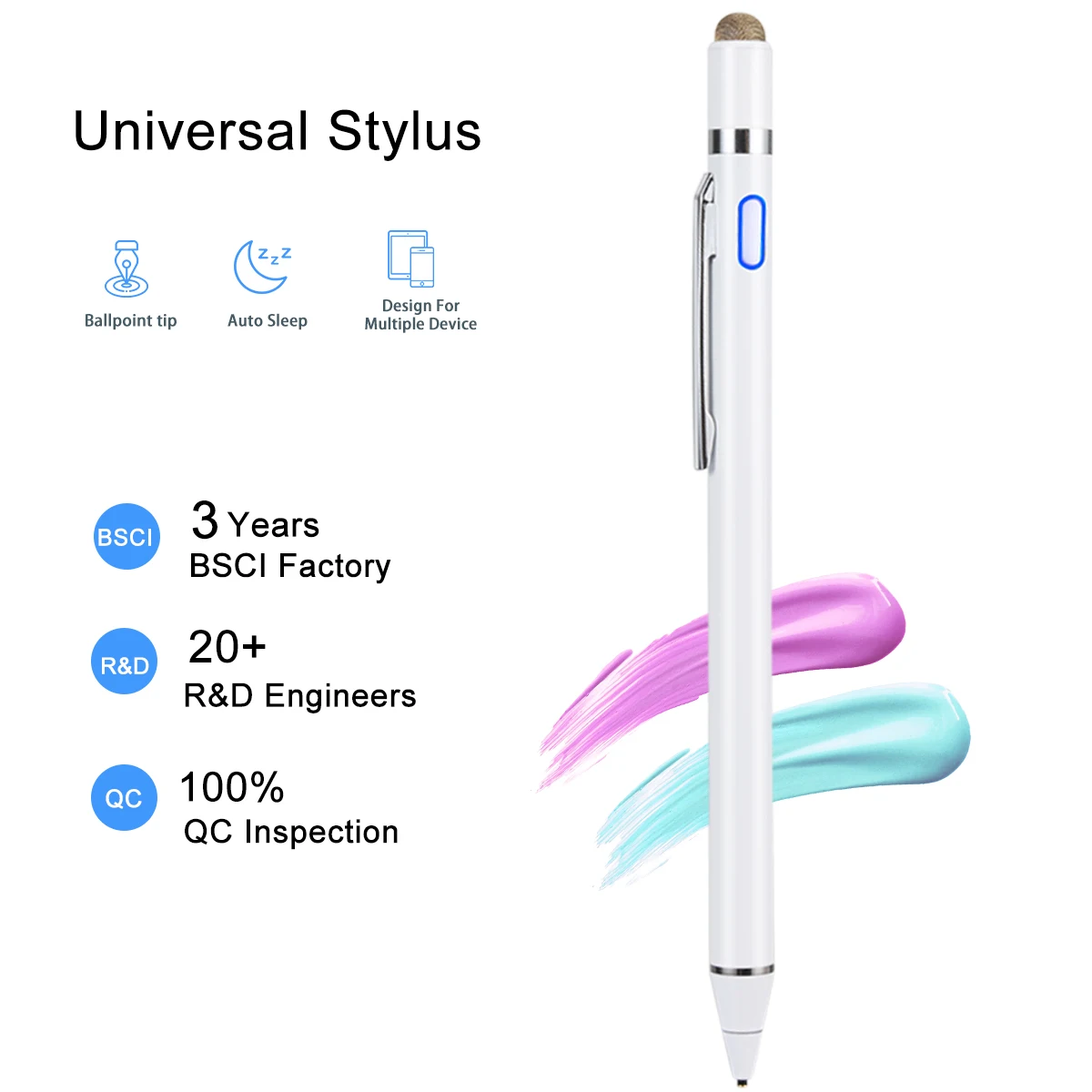Active Stylus Universal Touch Screen Stylus Pen FONKEN 9th