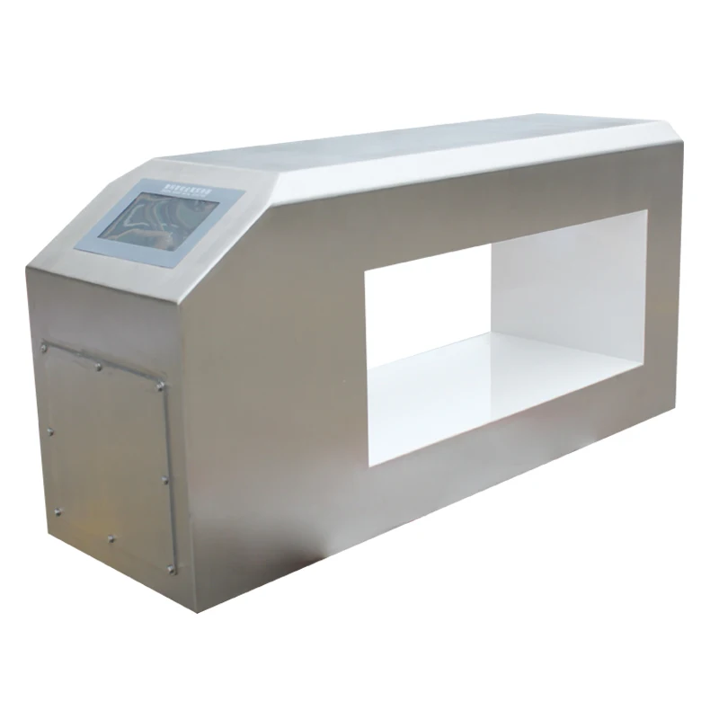 COSO Touch Screen Metal Detector for Wood Chipper with Conveyor Belt