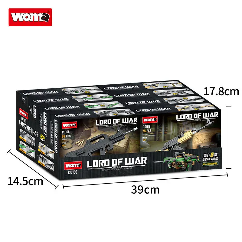 WOMA TOYSC0168組み立て8 in1キッズレンガおもちゃグロザミニ