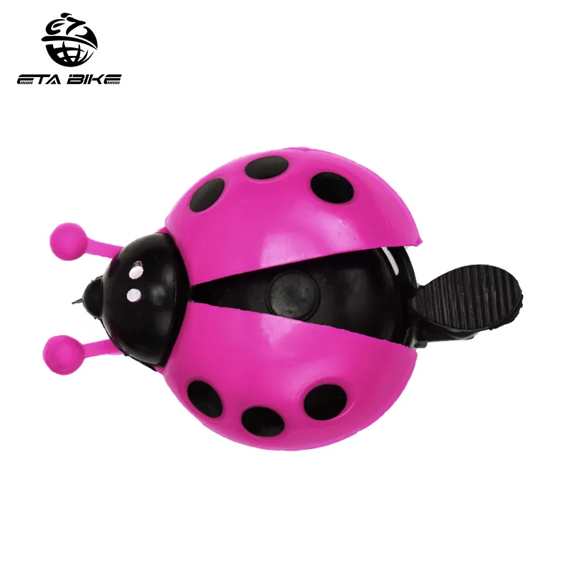 Lovely Mini Cartoon Ladybug Bike Bell For Cycling - Oem Available