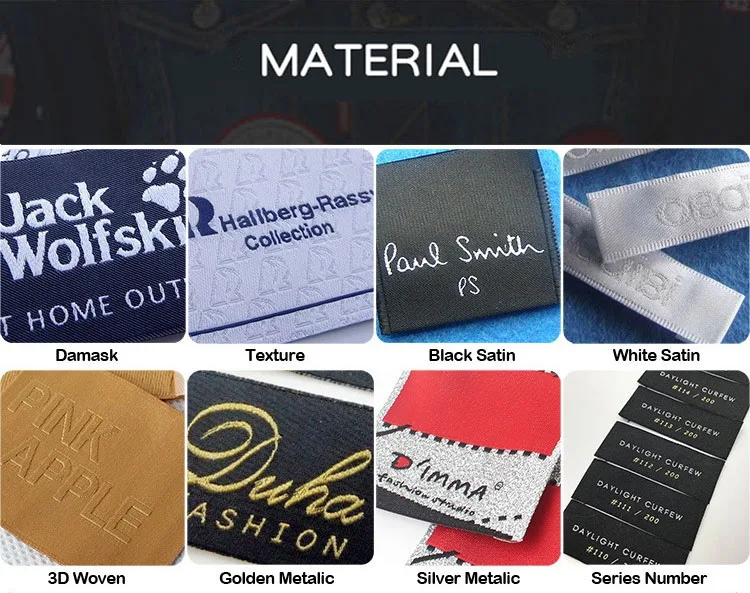 Custom Neck Labels Logo 3d Embossed Silicone Logo Clothing Woven Labels ...