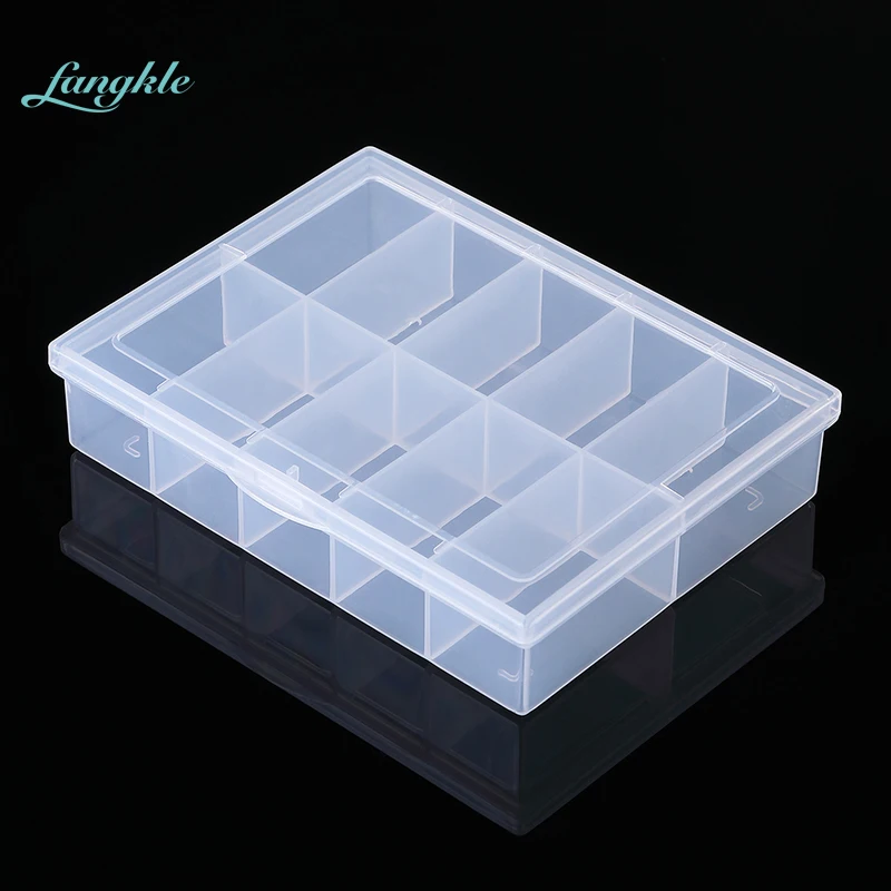Wholesale Press On Nail Packaging Box Plastic Nail Tips Box Nail Art