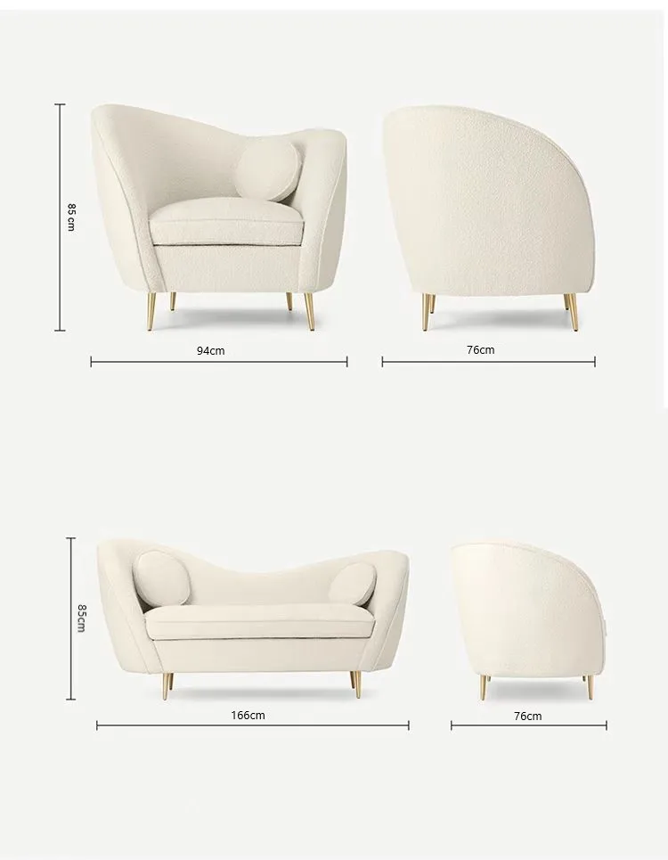 White Sofa Love Seat Contemporary Sofa For Living Room Sofa Elegant 2