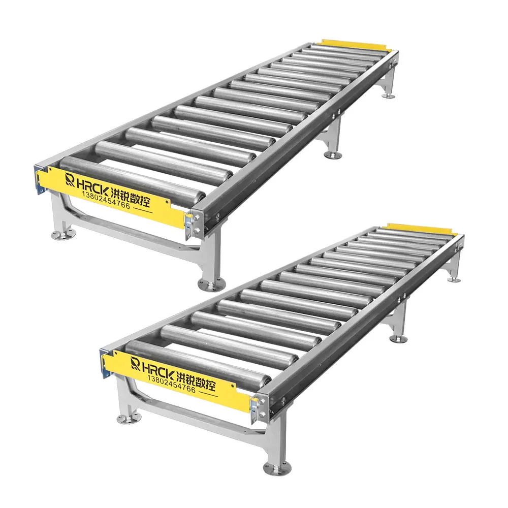 China Factory Custom Powered Rubber Roller Conveyor Machine For Pallet roller conveyor price