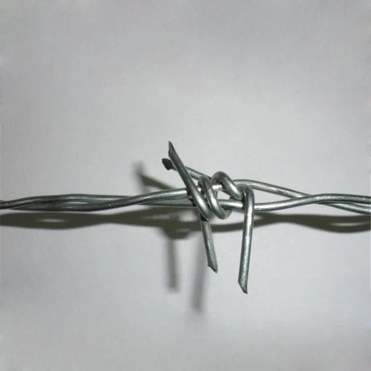 Galvanizado Arame Farpado 500m Single Twisted Barbed Wire For Safety