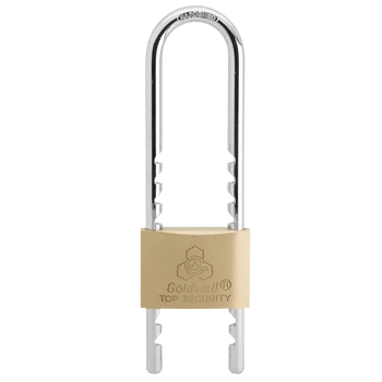 ZXCS Unity Brand Full Brass Bike Padlock with Hardened Shackle